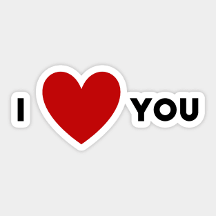 I Heart You Sticker